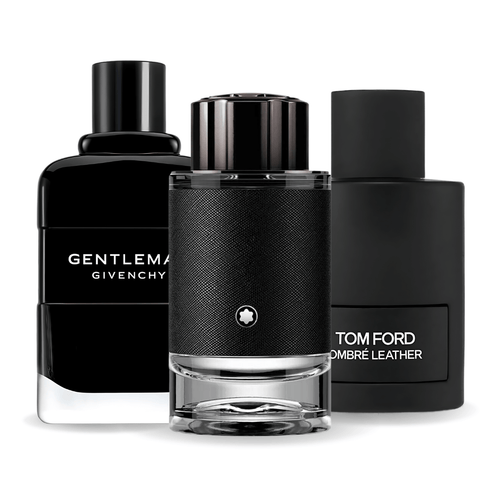 Kombinace 3 parfémů Tom Ford Ombre Leather,  Givenchy Gentleman, Montblanc Explorer 100ml